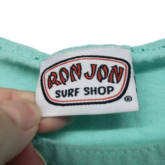 Ron Jon Surf Shop Mint Green Tank Top Ft Myers Mens M Medium - Picture 6 of 7